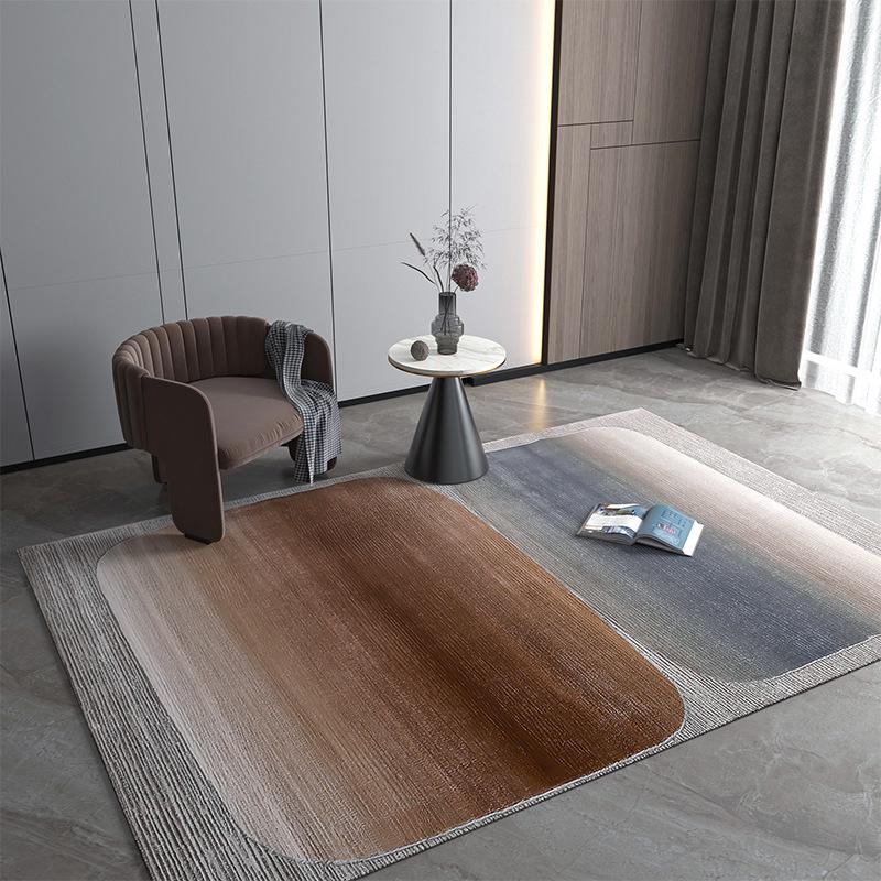 

Gray Minimalist Modern Waterproof Carpet - Vintage Style (2026) - Wash-Free & Wipeable for High-End Living Rooms 1.6x2.3 m (2-3 seat sofa)
