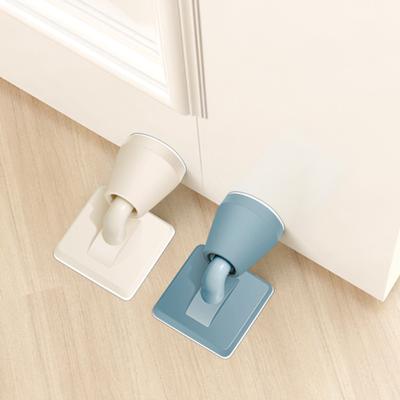 Modischer, silikonfreier, geräuschloser Stopper, Anti-Kollisions-Typ-Halter, Stanz-Tür-Saugnapf