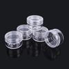 6Pieces 3g/5g/10g/15g/20g Empty Sample Container with Lids Cosmetic Jars Clear Plastic Bottle for Make Up Nails Jewelry Beauty Home Kitchen