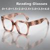 Classic Thick Large Frame Presbyopia Glasses High-Quality Rivet Square-Frame Blue Light-Blocking Reading Glasses for Women