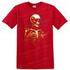 Skeleton Graphic T Shirt Funny Halloween Party Costume Tee Cool Design