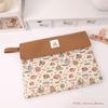 Multifunction Capybara File Bag Washable Fabric Cartoon Paper Storage Bag  Makeup Bags
