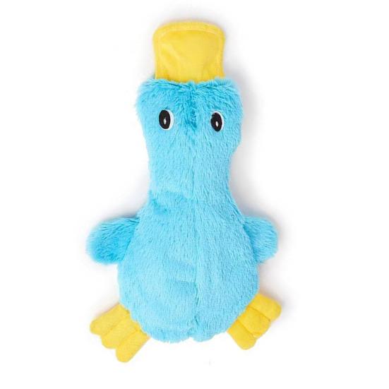 Dog Plush Duck Toy Squeaky Dog Chew Toy Soft Stuffed Duck Toy Relieves Boredom for Small to Large Dogs Puppy Teething