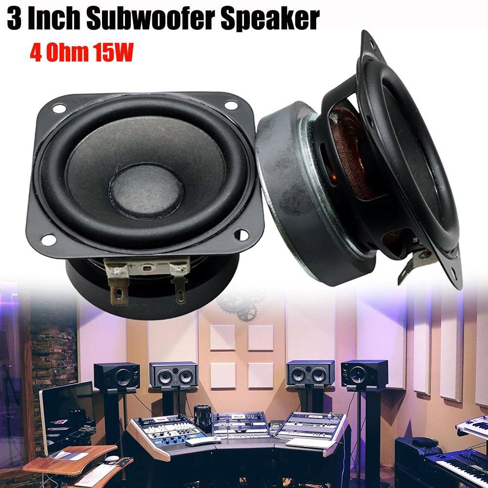 Convex Cap Bass Square Woofer 2 Inch 3 Inch Speakers Audio DIY Bookshelf Speakers