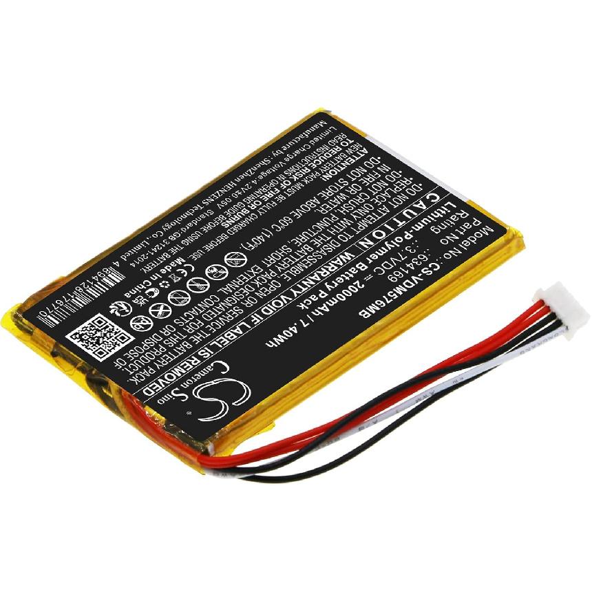 Tingen 634169 Замена аккумулятора для RM5764-2HD RM5764HD (3.7V)