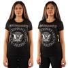Ramones Ladies Embellished T-Shirt: Presidential Seal OFFICIAL NEW