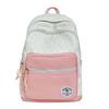 Student Schoolbag Women's Large Capacity Star Printed Backpack Colorblock Travel Backpack