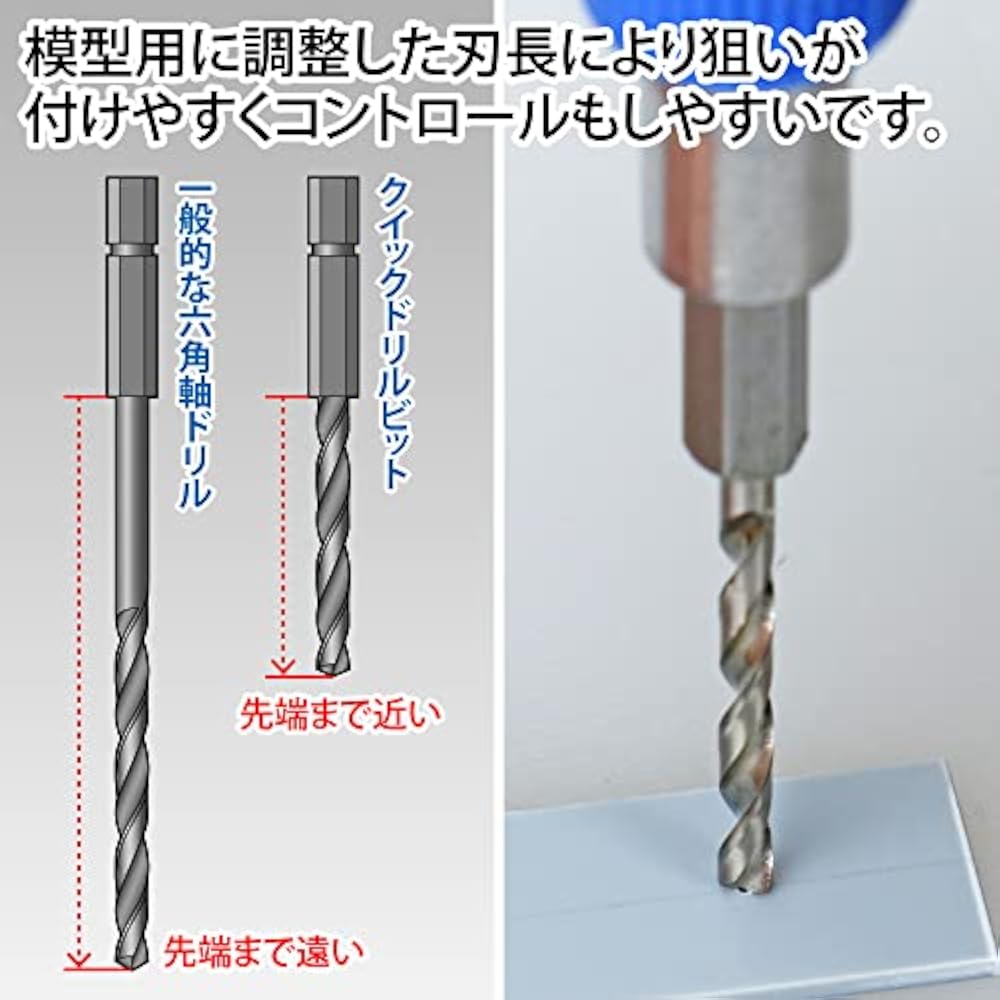 GodHand (GodHand) Quick Drill Bits (D) Set of 8 (2.1/2.2/2.3/2.4/2.6/2.7/2.8/2.9 mm) (Old Model) ...