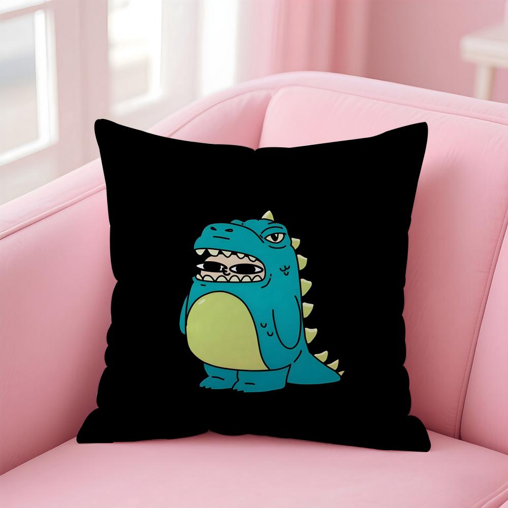 Cartoon Fun Funny Ketnipz Cute Cushion Cover Pillow Case Soft Skin Friendly Fabric Concealed Zipper
