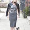 I Just Want To Hang With My Dog Funny Gray T Shirt For Stylish Dog Lovers