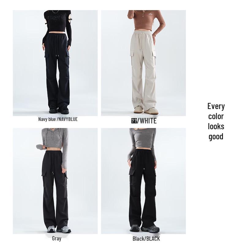 Women's High-Waist Loose Fit Outdoor Cargo Pants