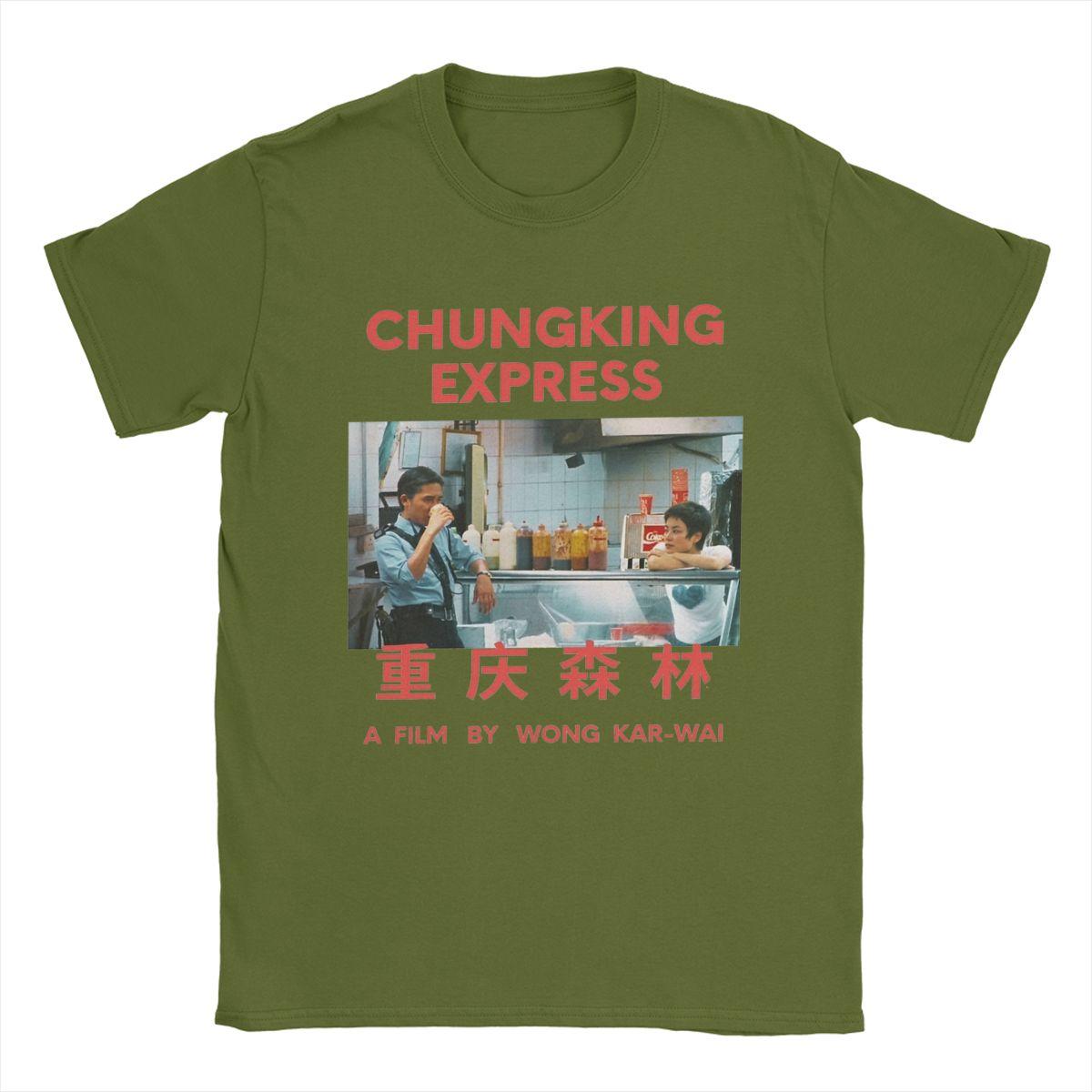 

Men s Chungking Express Wong Kar Wai T Shirts Cotton Clothing Funny Short Sleeve O Neck Tee Shirt Printed T-Shirts 4XL