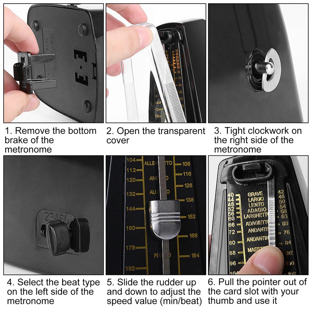 Mechanical Metronome Music     Electronic for Piano   Set Bass Violin
