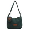 Light Corduroy Tote Bag For Students Large Capacity Casual Shoulder Purse