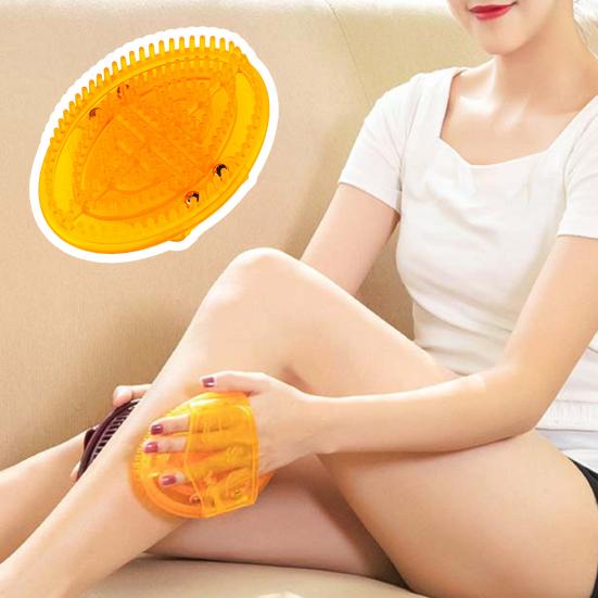 

Meridian Massage Brush Handheld Full Body Massage Brushes with Round Bristles Neck Pain Relief Tool for Promotes Blood Flow And Muscle Relaxation чистий