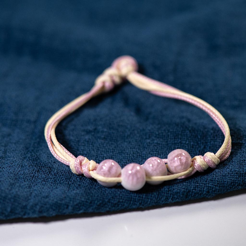 Love stone women's ceramic bracelet Female hand-woven couple small jewelry #5347