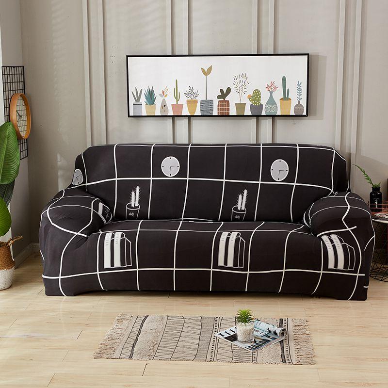 2 3 1 4 Seater Stretch Sofa Cover Couch Elastic Tight Wrap Protector Slipcover