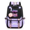 K-pop Inspired Anime Girl Group Backpack Students Teens School Use Lightweight Oxford Fabric With USB Port Padded Straps