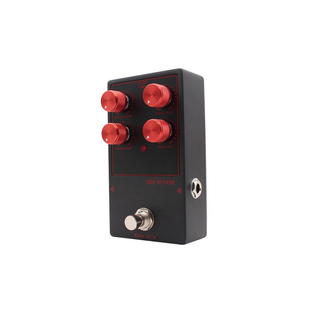 Bass Octave Pedal Metal Guitar Effect True Bypass Dual Volume Control Analog Circuit Octamizers Replica Compact Design