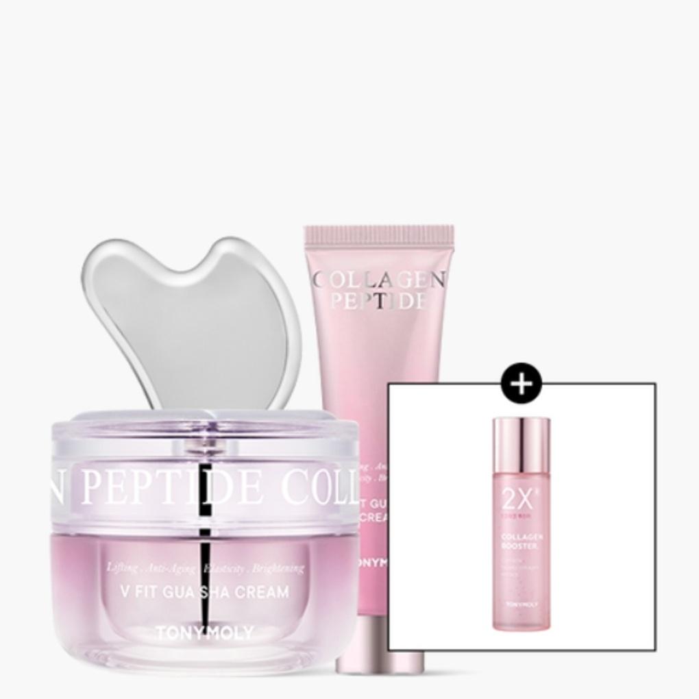 Tony Moly Collagen Peptide V-Fit Guasha Cream Planning Set_