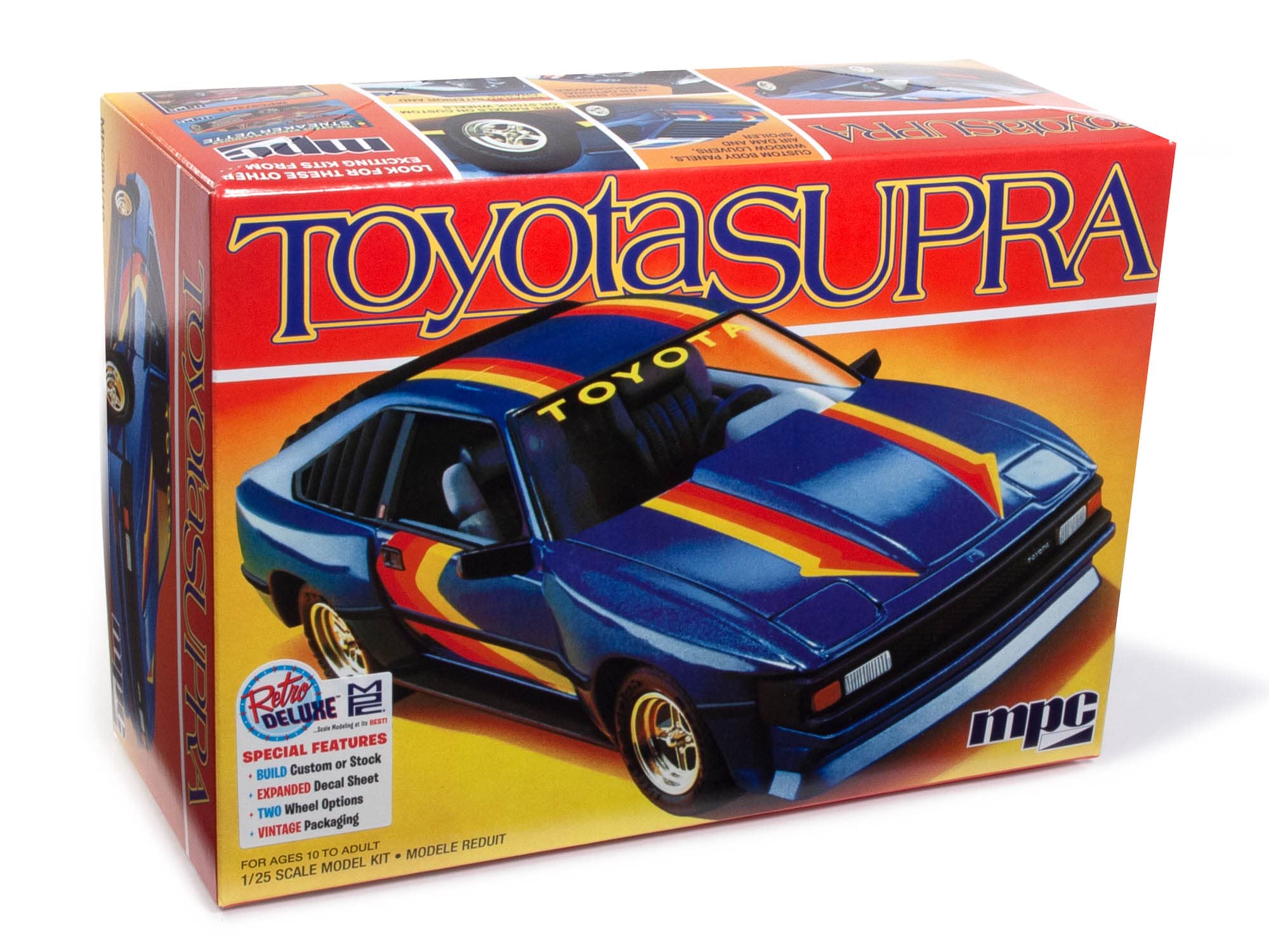 

MPC Toyota Supra 1983 Пластиковая модель MPC1983 Литье Цвет MPC891 1/25