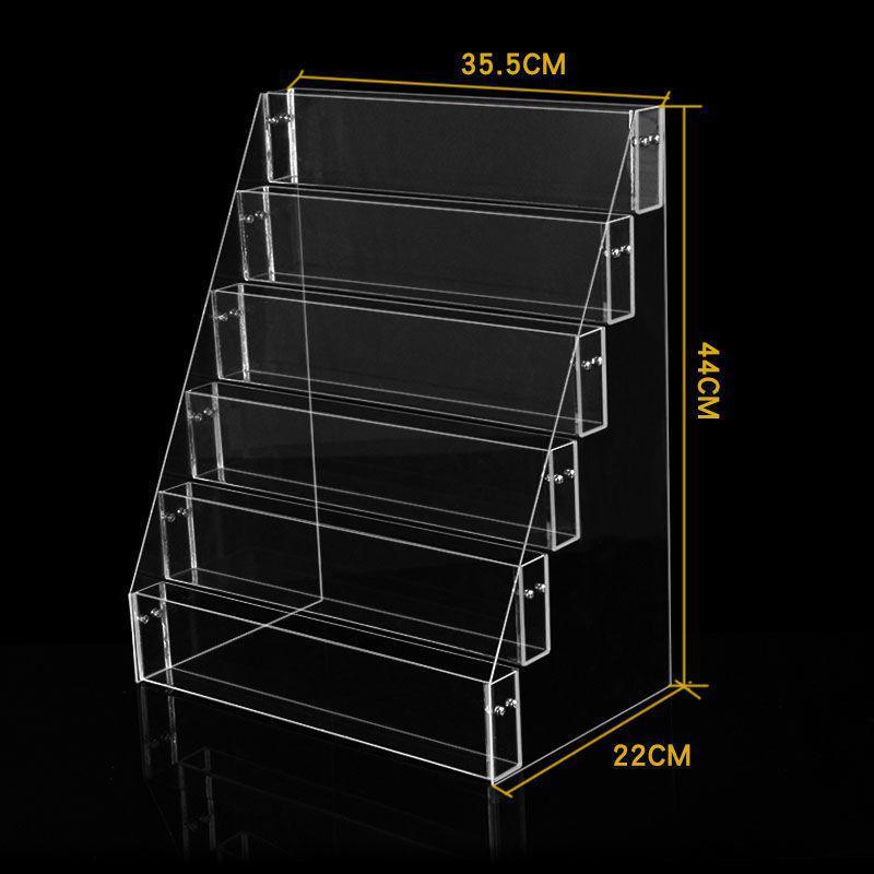 Acrylic Desktop Book and Magazine Organizer Stand