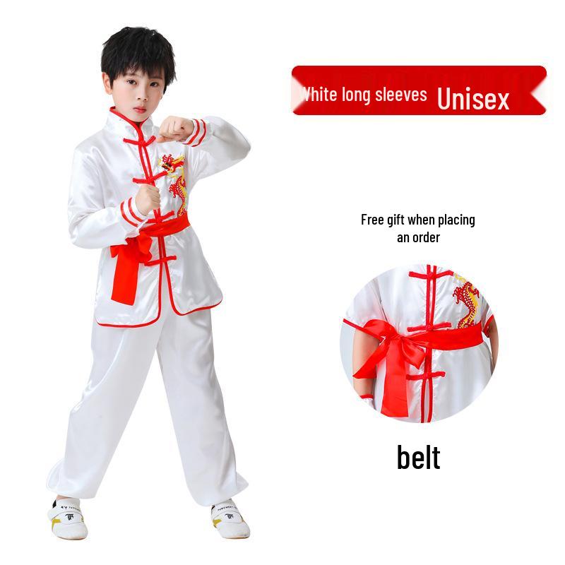 Kids' Wushu and Kung Fu Performance Uniforms: Dragon & Lion Dance, Tai Chi Costumes