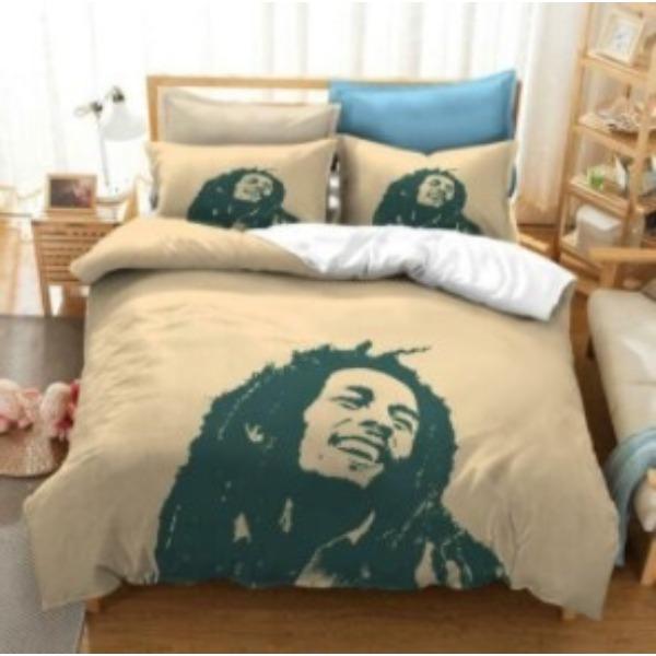Bedding Kit, Male Star Series Size Three-Piece Quilt Cover