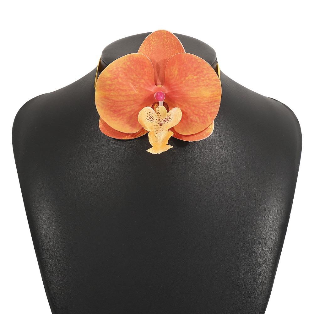Jewelry Accessories Flower Choker Minority Design Ribbon Necklace  Wedding