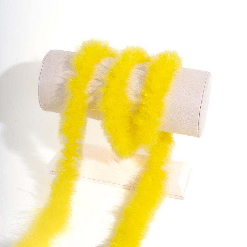 Colorful Turkey Feather Strips for Crafts and Decorations