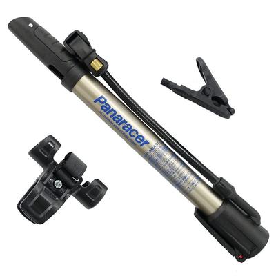 Panaracer Bicycle Portable Air Compatible with All Includes Silver Pump, Pump, Valves, Ball/Float Adapter, BFP-AMAS1