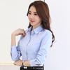 Women's Professional Long-Sleeve White Shirt for Autumn/Winter 2024