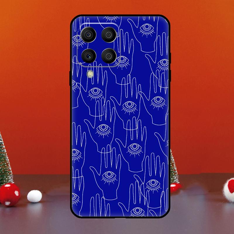 Blue Evil Eye For Samsung Galaxy M52 M32 M12 M11 M21 M31 M13 M33 M35 M53 M55 M15 M14 M34 M54 M06 M16 Case