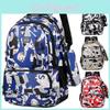 Outdoor Backpack Printed Computer Bag Anti Friction Schoolbag Student