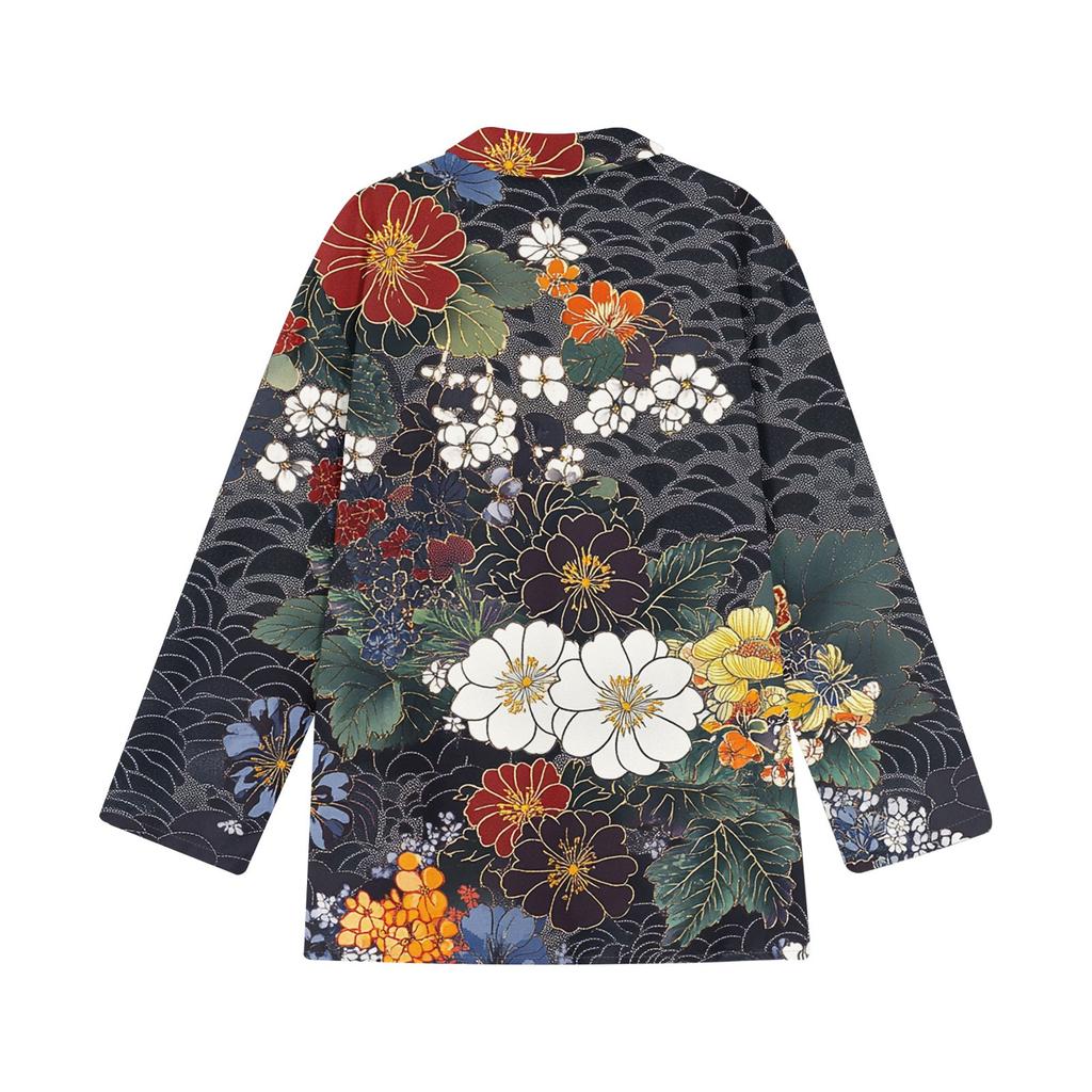 Camisa de Manga Larga con Botones para Mujer Camisas para Mujer Estampado Gráfico Blusa Top