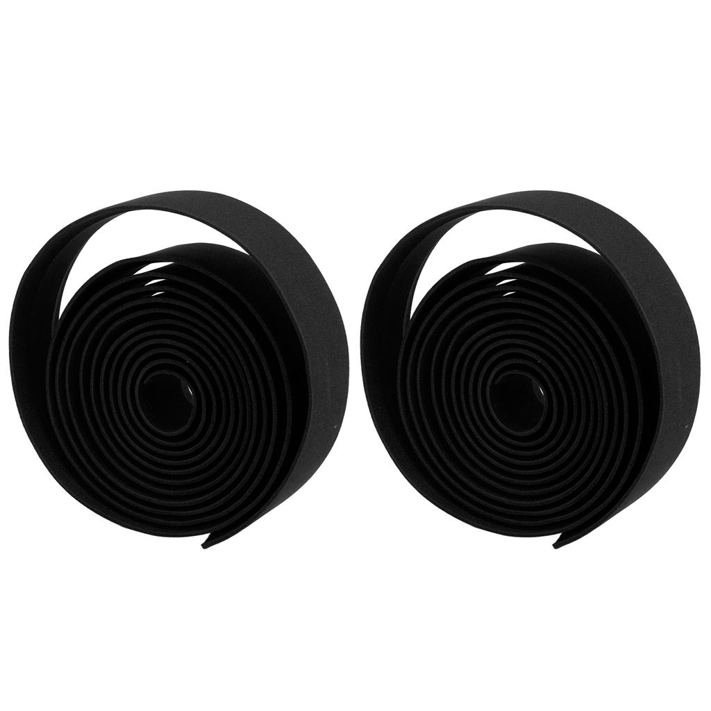 2Pcs Bike Handlebar Tape Comfortable NonSlip SweatProof Durable Bicycle Bar Tape for Road Bikes Cycling(Black )