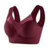 Large size underwear gathers without steel ring bra women's comfortable seamless underwear sports beautiful back integrated underwear