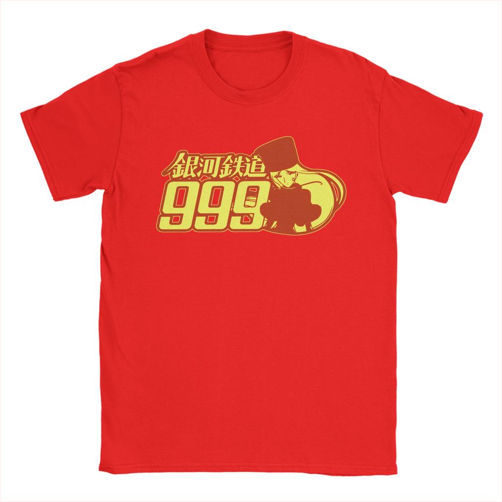 Creative GALAXY EXPRESS 999 TShirt Men Crew Neck Pure Cotton T Shirt  Short Sleeve Tee Shirt New Arrival Clothes