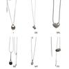 Black Rope Necklace Stylish Women Necklace Casual to Formal Necklace Alloy Jewelry Trendy Necklace Suitable for Girls