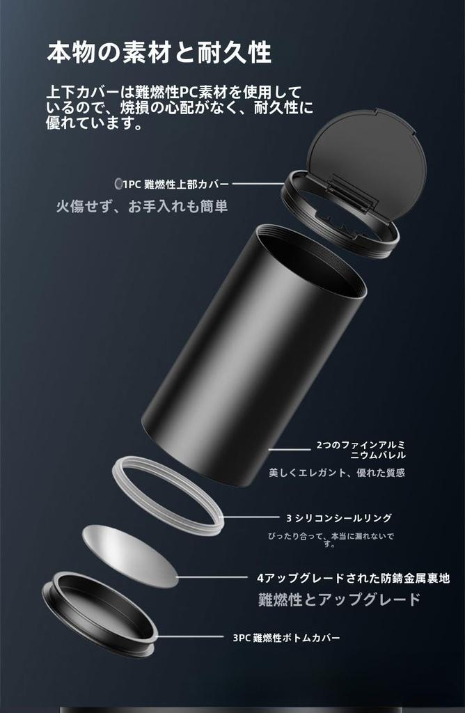 Xiraivke Multi-Function Aluminum Alloy Car Trash with Creative Cover, Auto Trash , Bottle