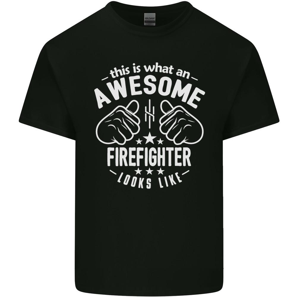 Ein Toller Feuerwehrmann Sieht Aus Wie Herren Leichtes Baumwoll-T-Shirt Unisex T-Shirt