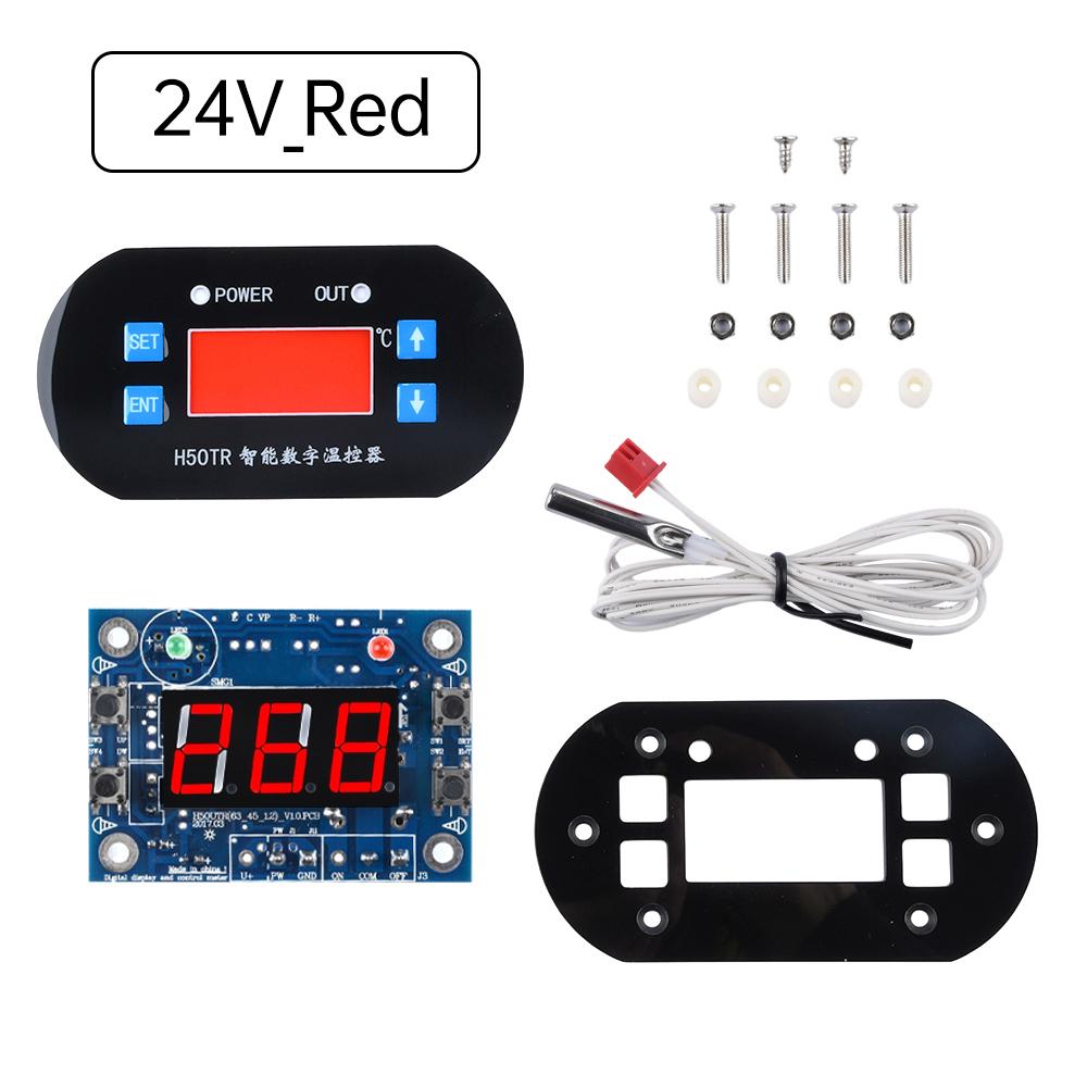 DC 12V 24V NTC Temperature Digital Thermostat -40 To 300 Degrees Temperature Controller Switch Measuring Tool