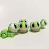 3D Printed Gecko Frog Figurine Movable Joints Big Eyes Frog Figure Articulated Animal Model Fidget Toy Desktop Decoration Ornament