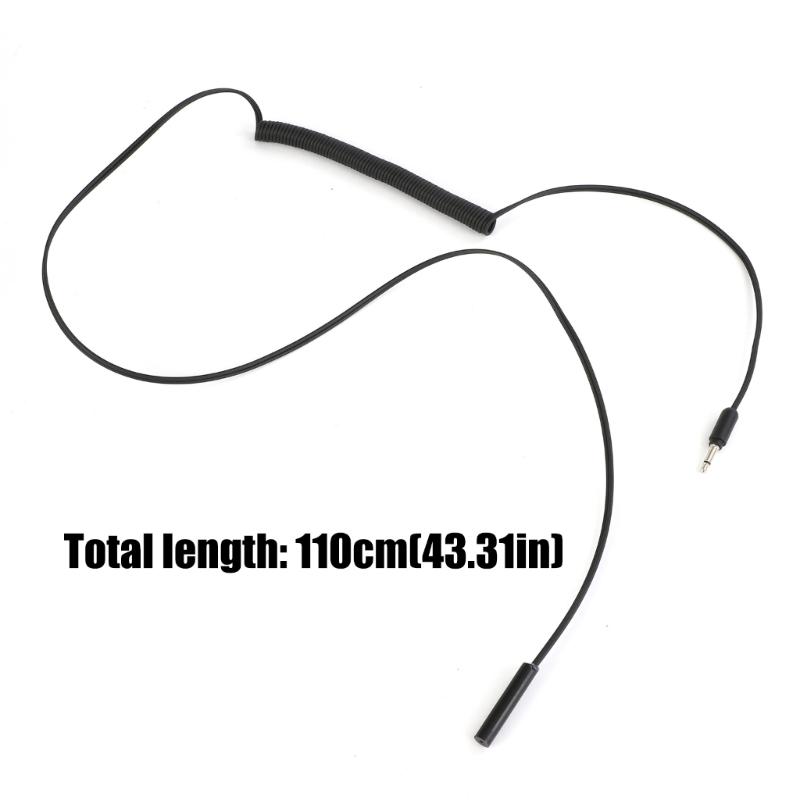 Music Extension Cord Exercise Bike Sensors Cable With Reinforced Spring Design Perfect For Spin Bike Fitness Equipment