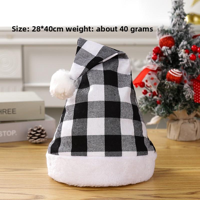 Christmas Decorations Christmas Hat Santa Claus Lamp Non-woven Hat Christmas Gift