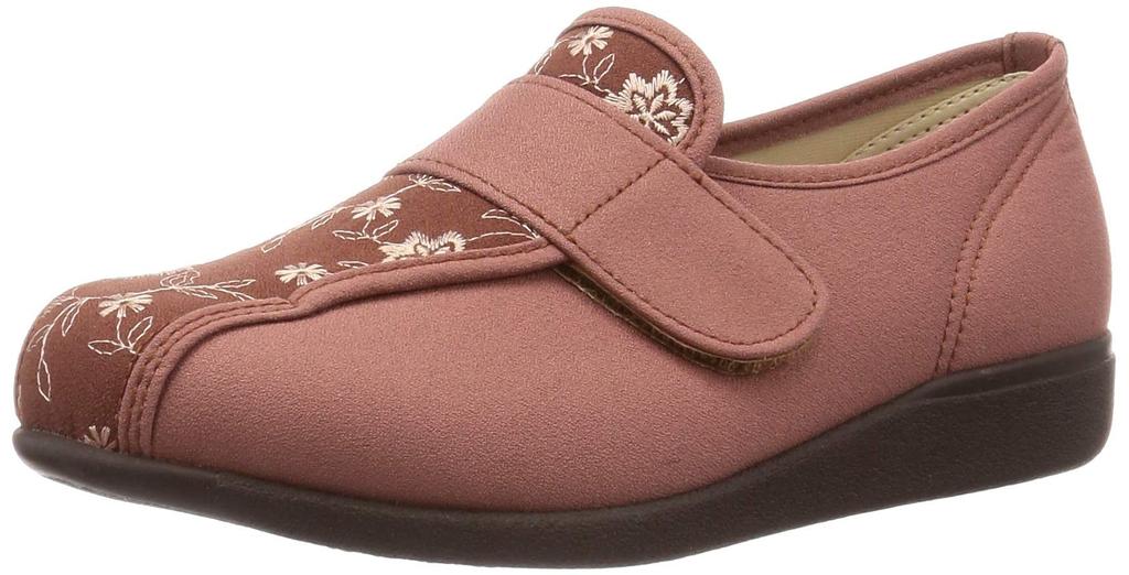 Kaihoshugi KHS-052 Women's Comfort Shoes, Lightweight, Water-Repellent, Made In Japan, Brick Combi, Size 23.0 Cm, 3E