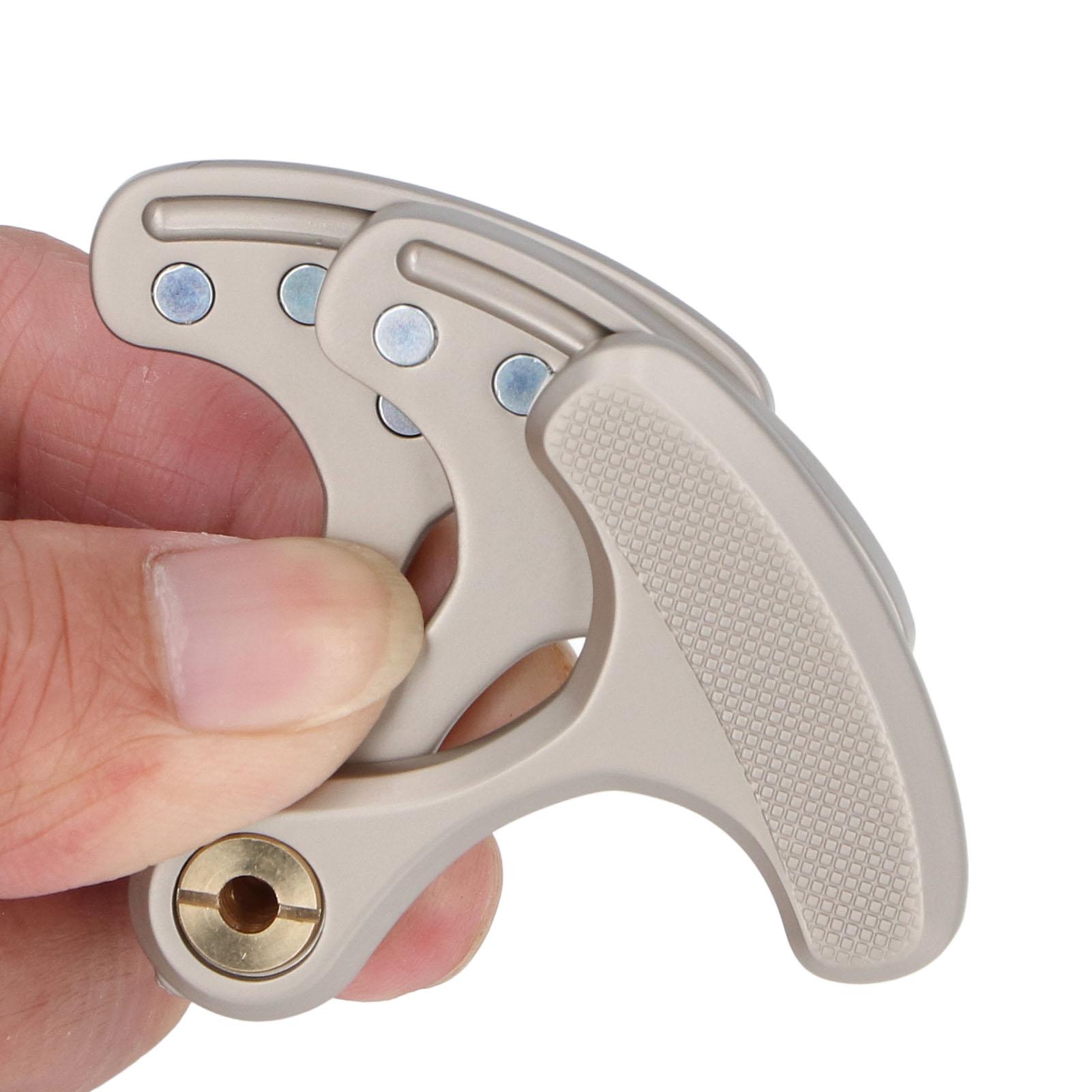 

3 Layer Magnetic Push Card Clicker Stress Relief Concentration Toy Mechanical Casual Metal Adult Hand Toy for ADHD ADD
