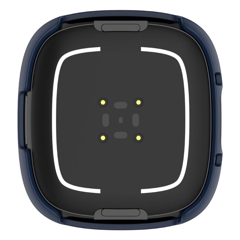 Displayschutzhülle Vollständige Abdeckung PC Schutzhülle Waschbare Bumper-Schale Skin für Sense2/Versa4 Smartwatch