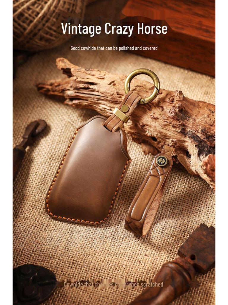 Handmade Retro Key Bag for Cadillac