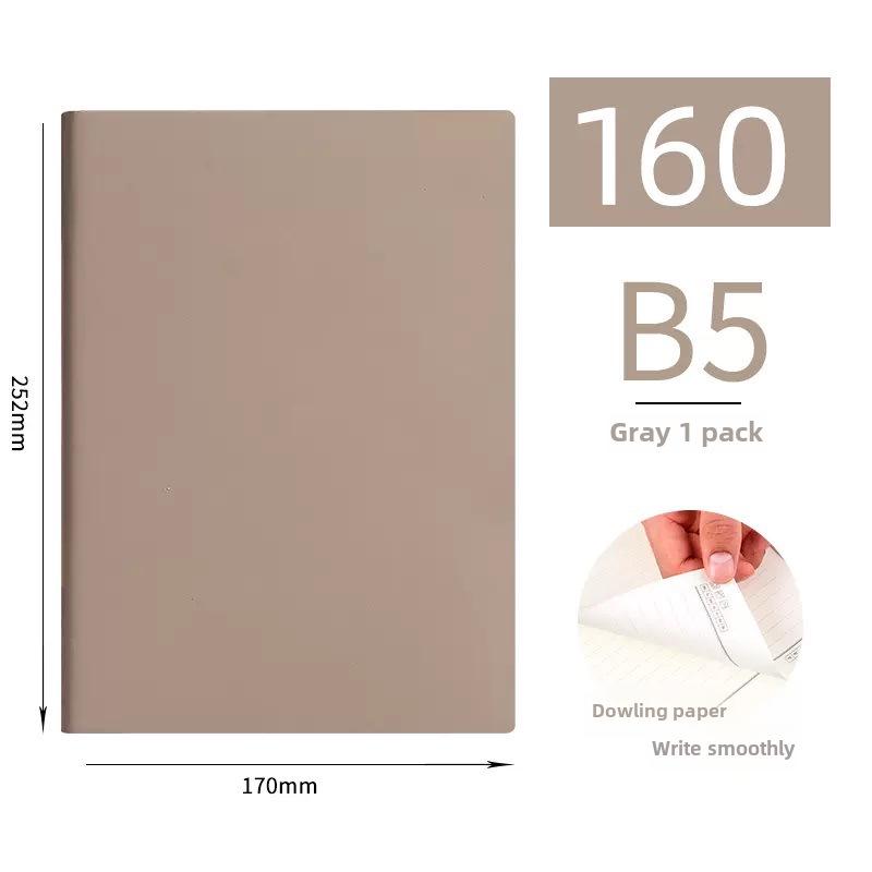 Thickened Sheepskin Business Notebook with Custom Logo - Available In A4, A5, B5 Sizes, Horizontal Line.